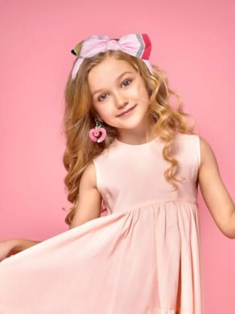 3Pcs Back to School Hair Accessories Set with Pencil Bows Headbands & Clips